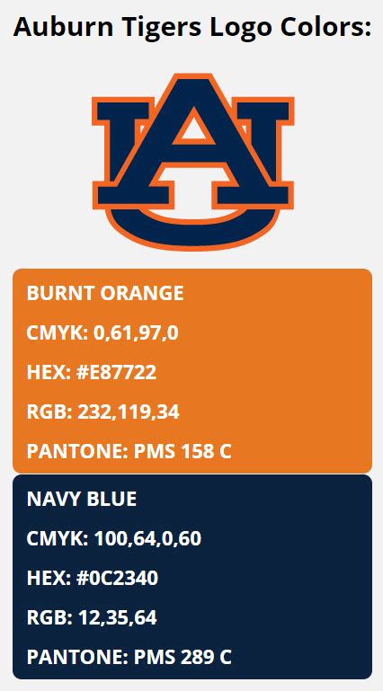 auburn tigers color schemes.